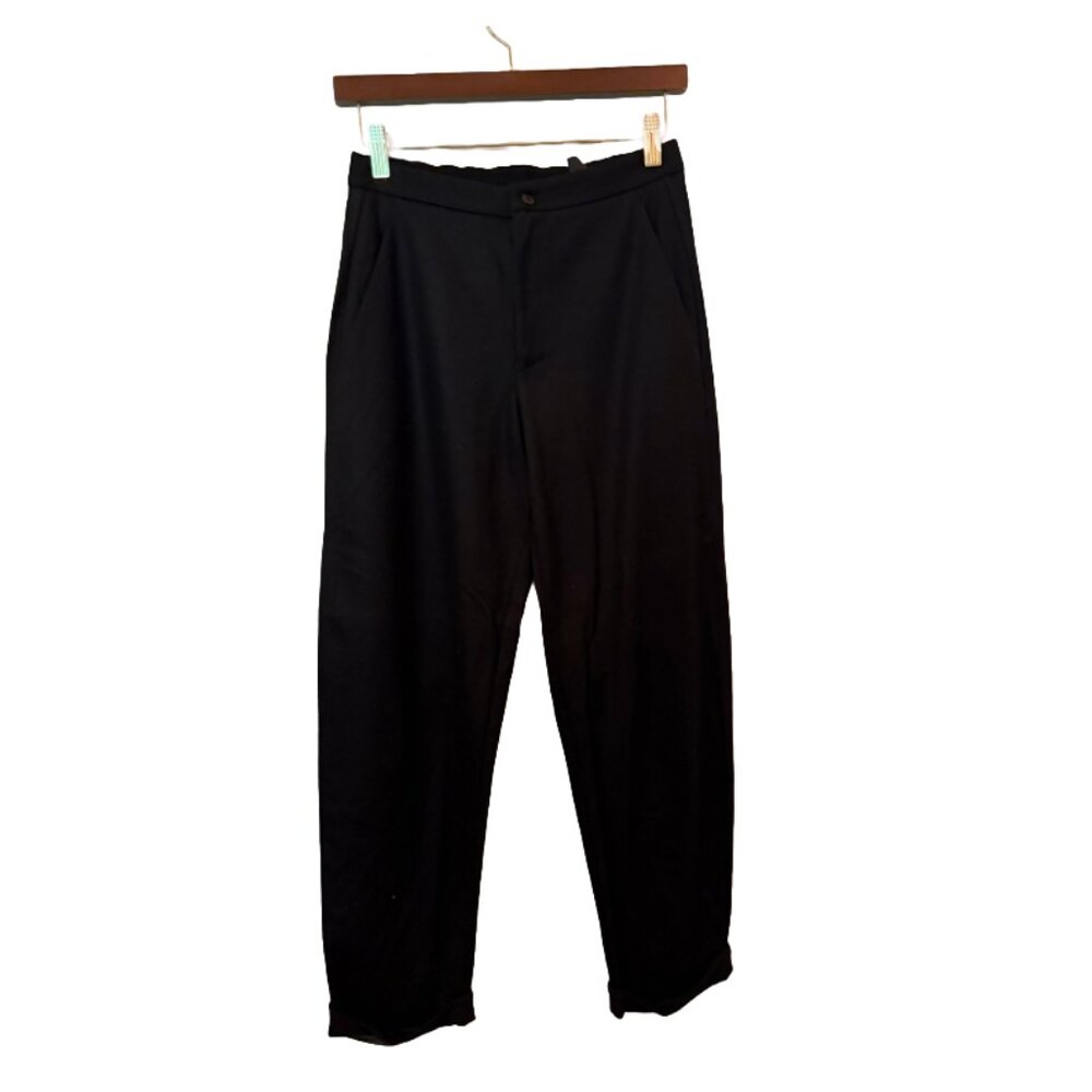 Transit Black Wool Trousers - Size 0